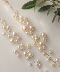 プリンセス 結婚式 パールヘッドドレス 50191