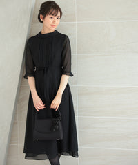 ブラックフォーマル 冠婚葬祭 ワンピースドレス 礼服 喪服11261