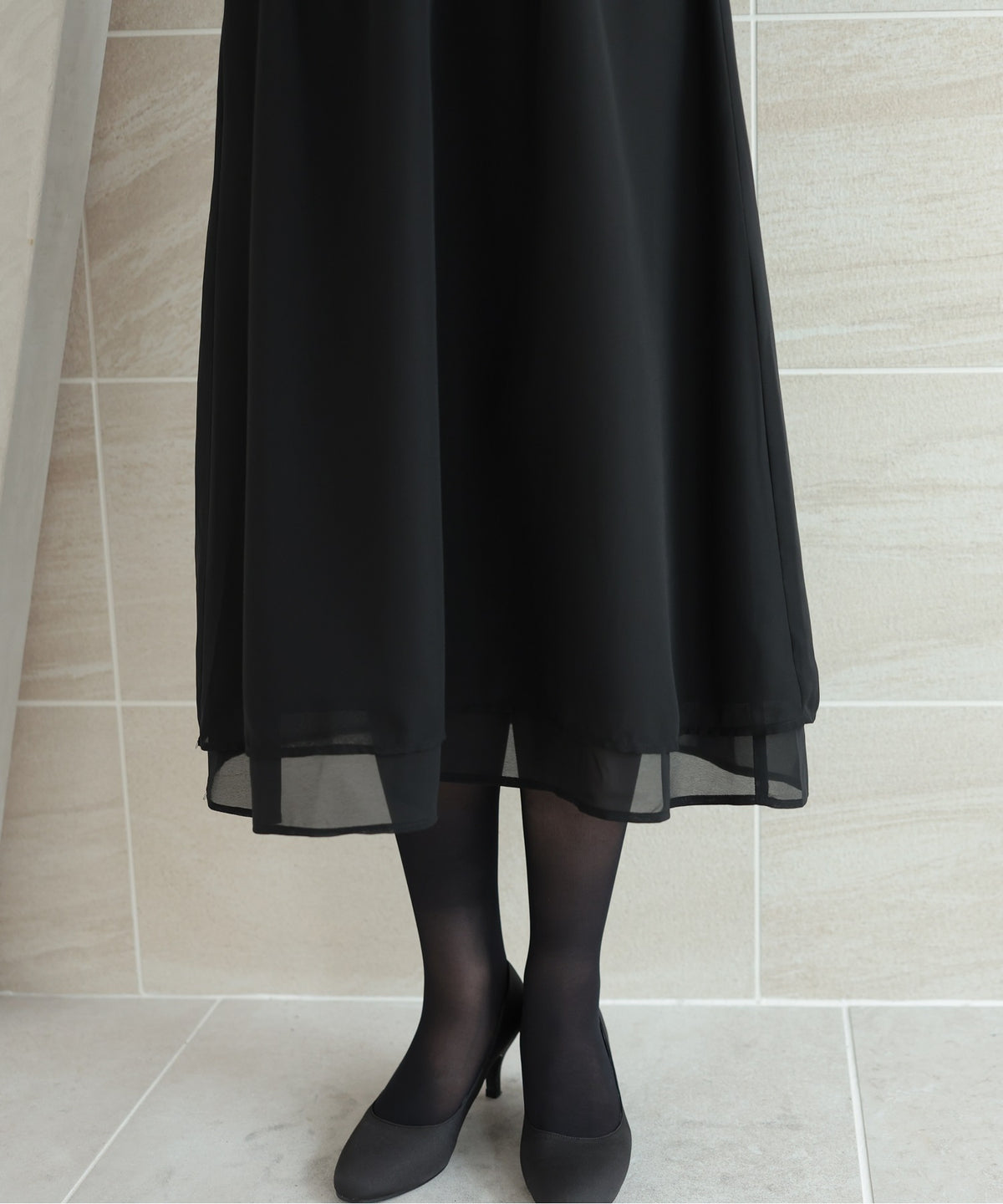 ブラックフォーマル 冠婚葬祭 ワンピースドレス 礼服 喪服11261