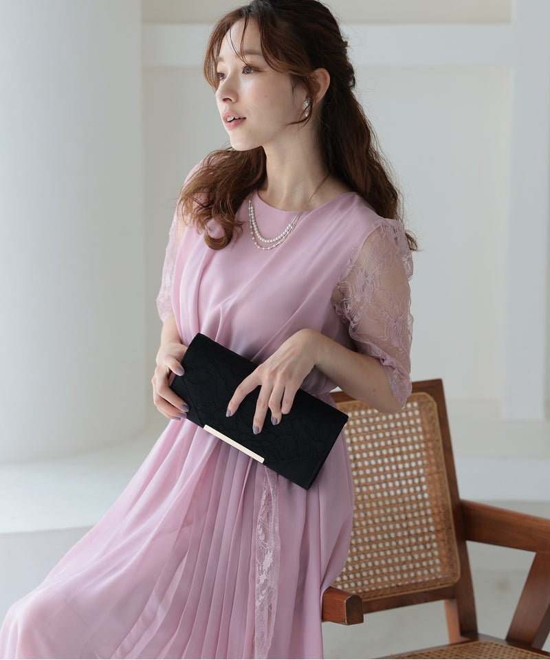 レターフォルム レース 3way 結婚式 お呼ばれ パーティークラッチバッグ 50152