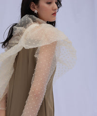 マルチウェイ チュールフリル付き 結婚式 パーティー オケージョンドレス（２点セット）50240