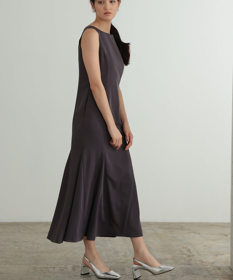 チュールフリル ジレ付き２点セットドレス 結婚式 パーティー オケージョンドレス(S,M)50241