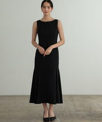 チュールフリル ジレ付き２点セットドレス 結婚式 パーティー オケージョンドレス(S,M)50241