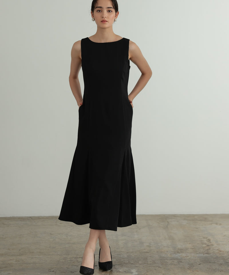 チュールフリル ジレ付き２点セットドレス 結婚式 パーティー オケージョンドレス(S,M)50241