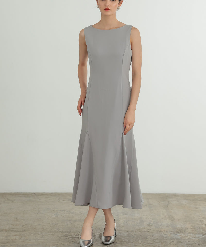 チュールフリル ジレ付き２点セットドレス 結婚式 パーティー オケージョンドレス(S,M)50241