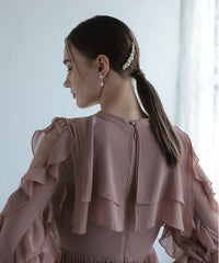 パール＆ビジュー ヘアーコーム (ヘアーアクセサリー) 50187