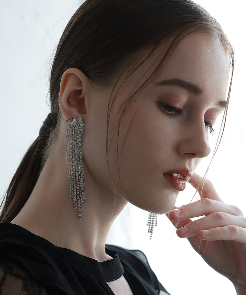 ロングビジューピアス 50221