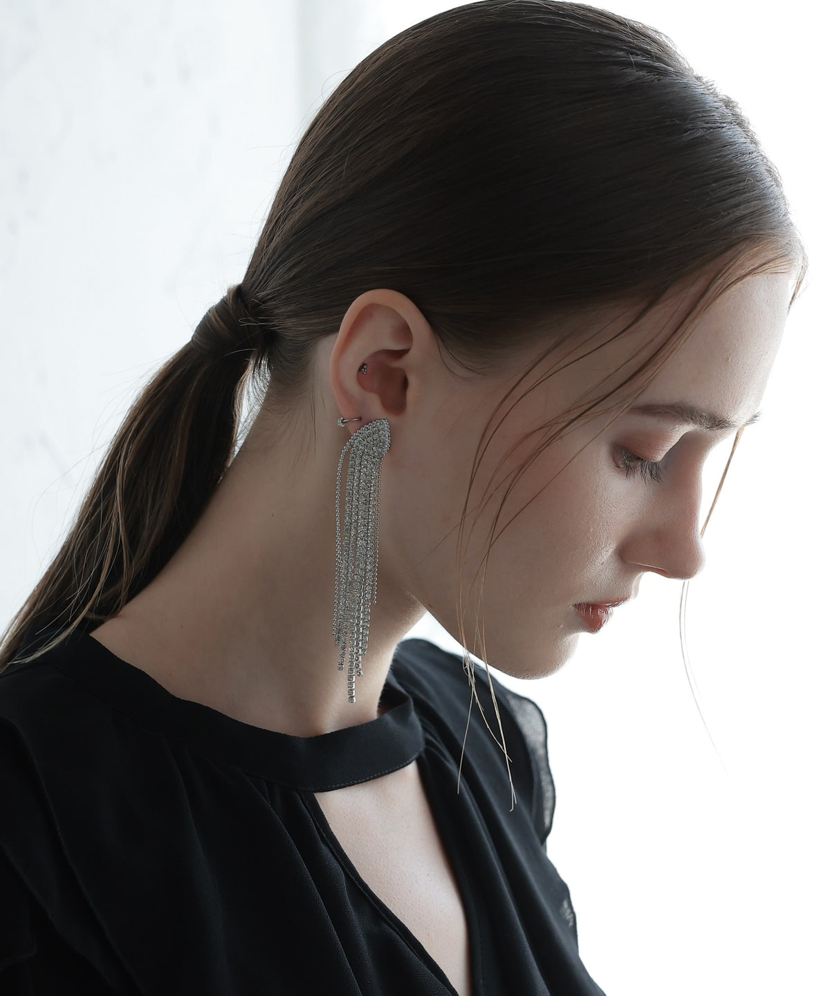 ロングビジューピアス 50221